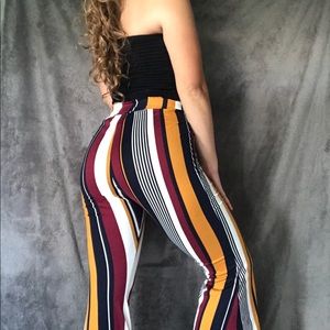 🐾SOLD🐾striped bell bottom Style pants